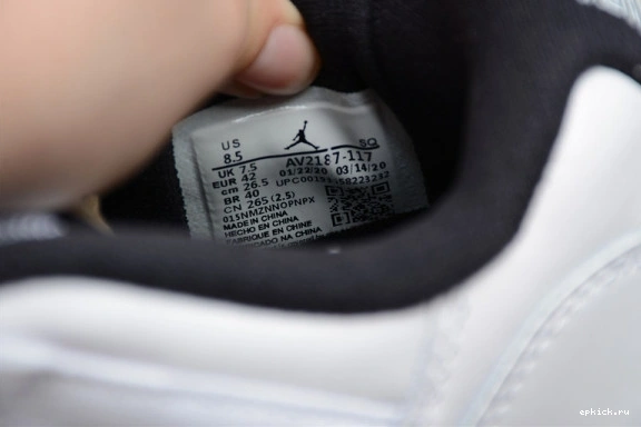 Rep EP 11 AV2187-117 AV2187-117 Retro Legend Blue Jordan Low Air 0504